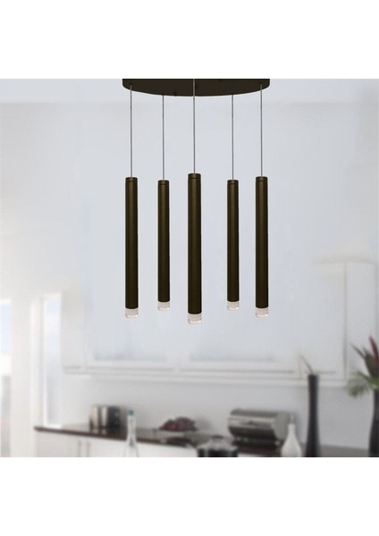 TRA83055Y Eco 5*ø40 mm LED Avize Sarkıt Tray Grandetubo - Işık Rengi 4000K Doğal Beyaz