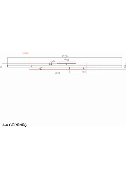 TRA32046 Eco 120 cm LED Avize Sarkıt Mıxte - Işık Rengi 4000K Doğal Beyaz