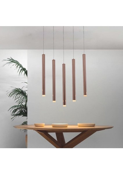 TRA83000L Eco 5*ø25 mm LED Avize Sarkıt Long Tubo - Işık Rengi 3000K Sıcak Beyaz