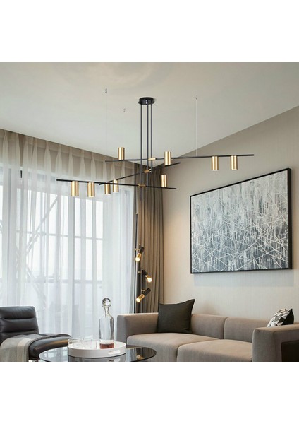 TRM84007 120 cm LED Avize Sarkıt Lux GU10 - Işık Rengi 6500K Soğuk Beyaz fırsatları