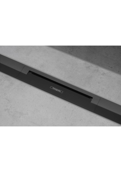 Raindrain Flex Duş Kanalı 70 cm Kesilebilir Satin Siyah + Iç Set