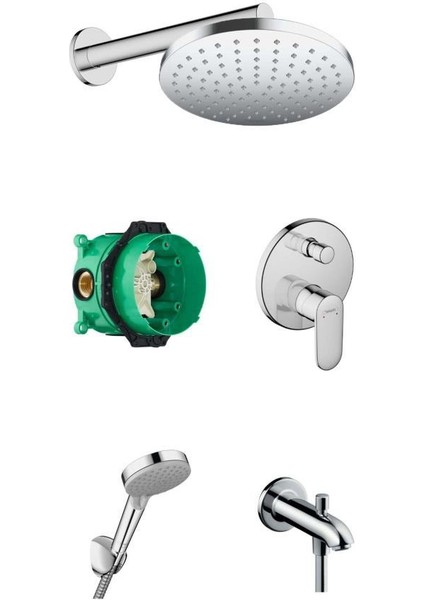 Vernis Blend Ankastre Banyo Seti + Yönlendiricili