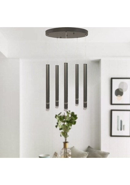 TRA83055Y Eco 5*ø40 mm LED Avize Sarkıt Tray Grandetubo2 - Işık Rengi 4000K Doğal Beyaz modelleri