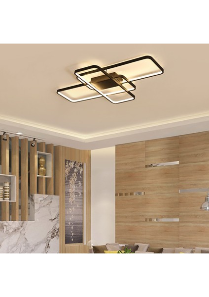 TRA30039 Eco 100*80 cm LED Avize Plafonyer Ovalköşe Üç4gen - Işık Rengi 6500K Soğuk Beyaz