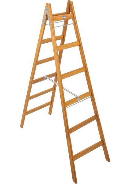 Ahşap Merdiven Katlanır Merdiven 6 Basamaklı Merdiven