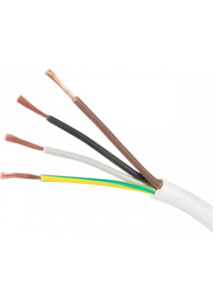 4*6 Ttr Kablo Çok Telli Elektrik Uzatma Kablosu (1 Metre)