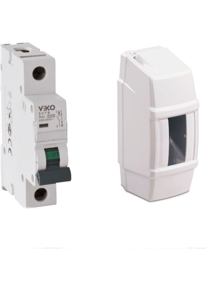 B Tipi 63 Amper Tekli Sigorta + Tekli Sigorta Kutusu