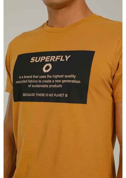 22575-MEN TSHIRT CINNAMON Tarçın Erkek Kısa Kol T-Shirt