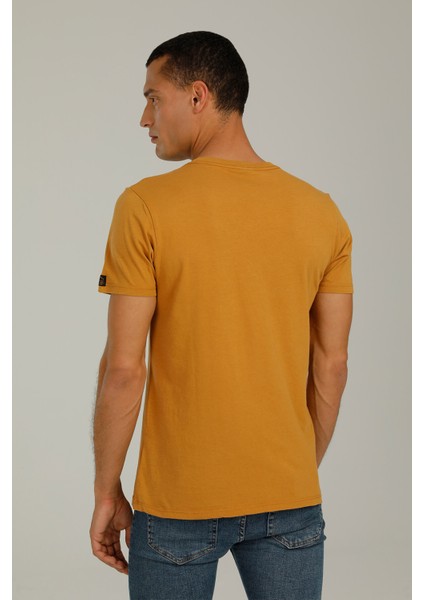 22575-MEN TSHIRT CINNAMON Tarçın Erkek Kısa Kol T-Shirt