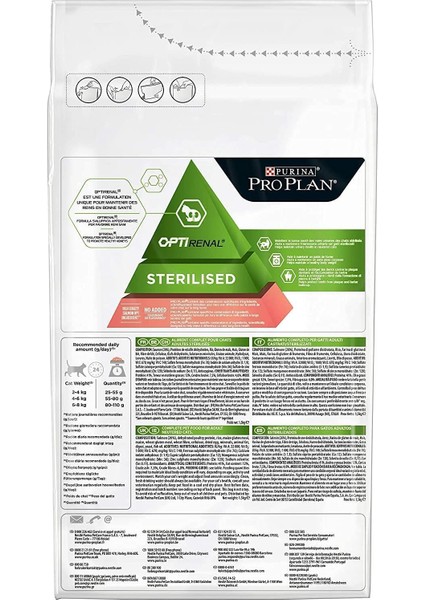 Pro Plan Sterilised Kısırlaştırılmış Somonlu Kedi Maması 1,5 kg (2 Adet)