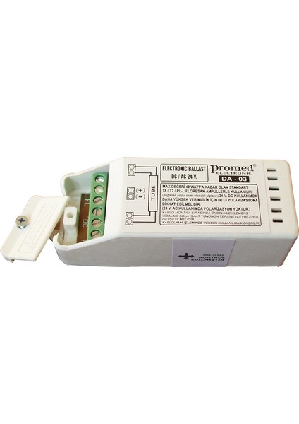24 V.Ac/Dc 8....36/40 W Floresan Ve Uv Dezenfeksiyon Ampul (Max.11 W)Balastı