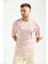 Gül Kurusu Owersize Baskılı T-Shirt 5
