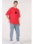 Unisex Oversize T-Shirt I Am Not Special Renk Kırmızı 3