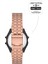 Kadın Rose Gold Metal Kordonlu Çiçek Desenli Dijital Retro Saat APWA034003 3