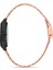 Kadın Rose Gold Metal Kordonlu Çiçek Desenli Dijital Retro Saat APWA034003 4