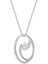 Starlight Diamond Tektaş Oval Tasarım 925 Ayar Gümüş Bayan Kolye 4