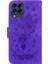 Samsung Galaxy M53 İçin Deri Telefon Kılıfı 5G Mor (Yurt Dışından) 4