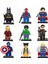 9 Adetmarvel Avengers Süper Kahraman Çizgi Roman Mini Figürler Dc Minifigure Hediye (Yurt Dışından) 1