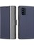 Samsung Galaxy F52 5G Mavi Twill Doku Kılıfı (Yurt Dışından) 4