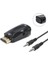 HDMI To VGA Çevirici Dönüştürücü Ses Çıkışlı Ps3 Ps4 Receiver Projeksiyon Pc Laptop 2