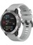 Garmin Fenix ​​7/epix Düz Renk Silikon Saat Band Yedek Bilek Kayışı 22MM - Gri (Yurt Dışından) 2