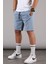 Beyaz-Mavi-Bordo Regular Fit 3'lü Şort Seti 5790 3