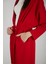 Kırmızı Krep Belden Kuşaklı Kimono 0107121.08 4