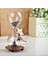 Cam Kum Saati Manyetik Metal Standlı Mıknatıslı Büyük Boy 18CM*8C 3