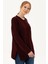 Kadın Bordo Triko Kazak 50258684-VR014 3