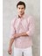 ALTINYILDIZ CLASSICS Erkek Bordo Slim Fit Dar Kesim %100 Pamuk Klasik Yaka Çizgili Gömlek