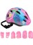 Kask Diz Pedi Pembe 2
