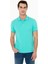 Erkek Mint Yeşili Slim Fit Polo Yaka Basic Tişört 50252448-VR090 1