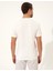 Erkek Ekru Slim Fit Bisiklet Yaka Tişört 50249801-VR019 4