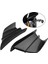 Evrensel Motosiklet Winglets Aksesuarları H2 / H2R Tüm Motosikletler Için Siyah 3
