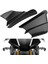 Evrensel Motosiklet Winglets Aksesuarları H2 / H2R Tüm Motosikletler Için Siyah 4