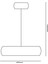 TRA34204 Eco Ø40 cm LED Avize Sarkıt Trommel - Işık Rengi 6500K Soğuk Beyaz 4