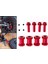 4 Parça Tekerlek Hex Hubs Sürücü Adaptörü Için 1/10 Rc Arabalar Rc Paletli Araba Kamyon Kırmızı(Yurt Dışından) 3
