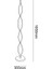 TRA20083 Eco 165 cm LED Lambader Mını Dna - Işık Rengi 3000K Sıcak Beyaz 5