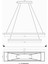 TRA30021 Eco 110*25 cm LED Avize Sarkıt Dikköşe Larga - Işık Rengi 3000K Sıcak Beyaz 3