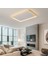 TRA54103 Eco 90*60 cm LED Avize Plafonyer Basıs - Işık Rengi 3000K Sıcak Beyaz 4