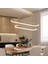 TRA30064 Eco 110*25 cm LED Avize Sarkıt 2parkur - Işık Rengi 6500K Soğuk Beyaz 1
