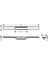 Raindrain Flex Duş Kanalı 70 cm Kesilebilir Satin Siyah + Iç Set 4
