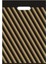 Siyah Takviyeli Mağaza Poşeti 500 Adet (No 3) 33x45 cm Çizgili Diagonal Poşet 2