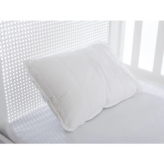 English Home Comfy Pamuk Bebe Yastık 35 x 45 cm Beyaz