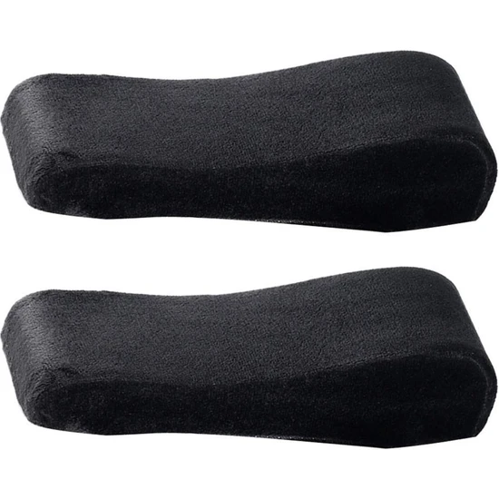 Yastıklı Ofis Sandalyesi Koltuk Yastığı Kapak Köpük Dirsek Yastık Pedler Kol Istirahati Siyah