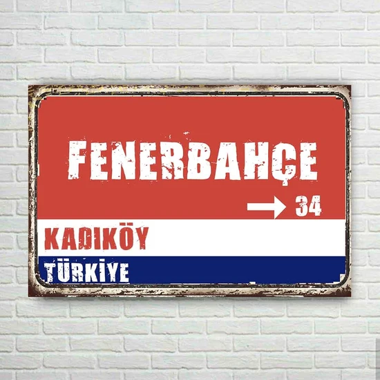 Trend Poster Plaka Retro Ahşap Poster