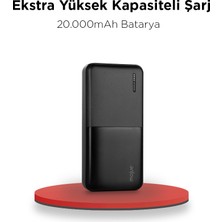 Ttec mojue by ttec PB09 20.000mAh Taşınabilir Şarj Aleti / Powerbank-Siyah