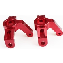 2 Adet Metal Ön Direksiyon Hub Taşıyıcı Için Wltoys 104001 1:10 Rc Model Araba Kırmızı(Yurt Dışından)
