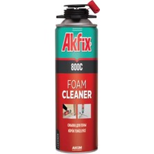 Akfix 800C Poliüretan Köpük Temizleyici Sprey 500 ml