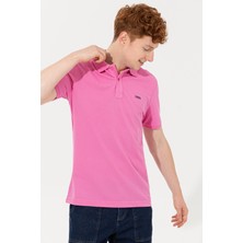 U.S. Polo Assn. Erkek Pembe Basic T-Shirt 50251701-VR041